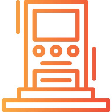 Elektronik. Web simgesi basit illüstrasyon