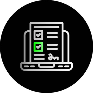 vektör kontrol işareti ico