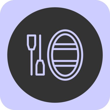 Eşsiz Gıda Vektör Hattı Simgesi