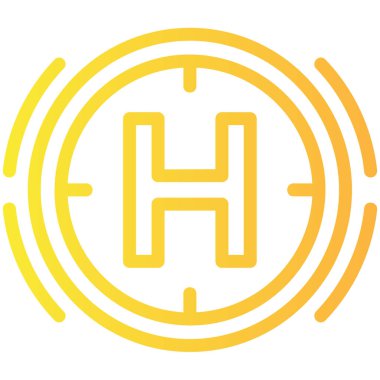 Modern bir simgenin vektör illüstrasyonu