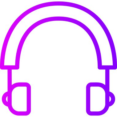 Modern kulaklıkların vektör çizimi