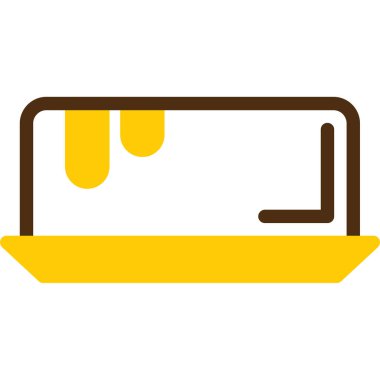 Kredi kartları düz vektör simgesi