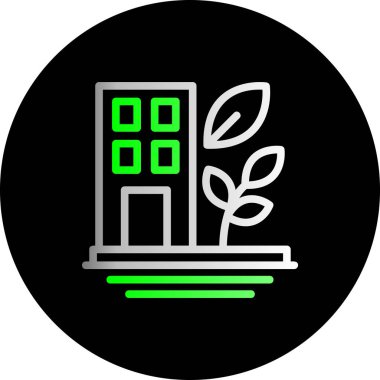 Moda Biçimli Ev Simgesi İzole Arkaplan