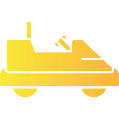 Motosikletin basit simge vektörü, vektör illüstrasyonu