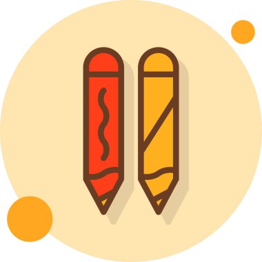 Kalem. Web simgesi basit tasarım