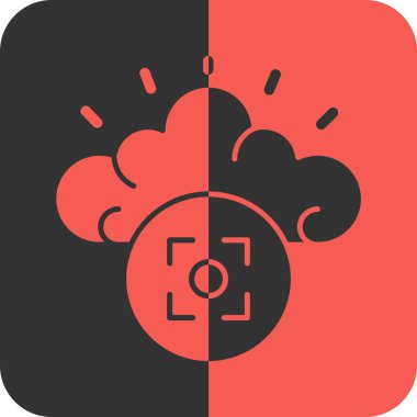 bulut hesaplama vektörü simgesi