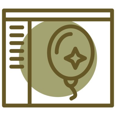 Müzik simgesinin vektör illüstrasyonu