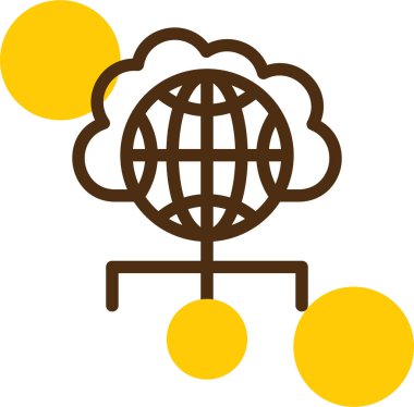 Vektör Genel Ağ simgesi