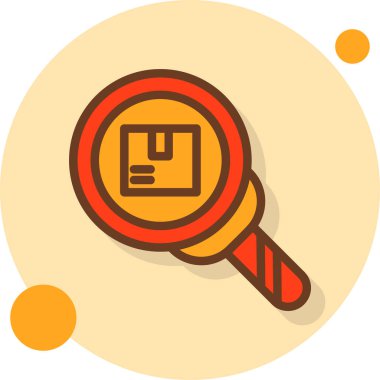 Arama simgesi, vektör illüstrasyonu