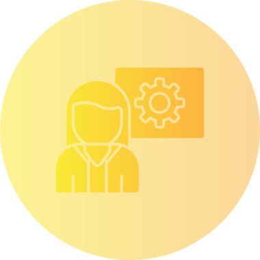 Modern simgenin vektör illüstrasyonu