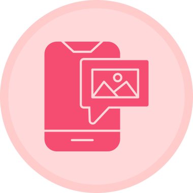 Modern simgenin vektör illüstrasyonu