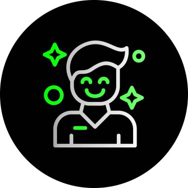 Vektör Avatar Simgesi illüstrasyonu