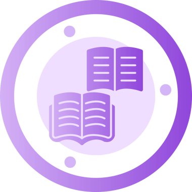 kitap web rengi basit illüstrasyon