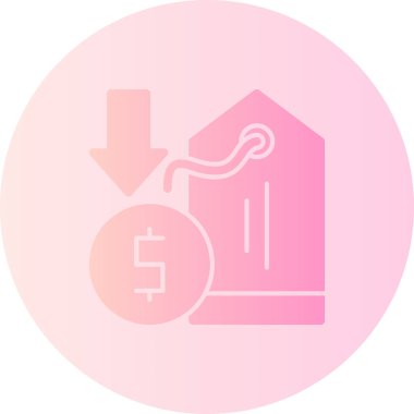 Bir ev simgesinin vektör illüstrasyonu