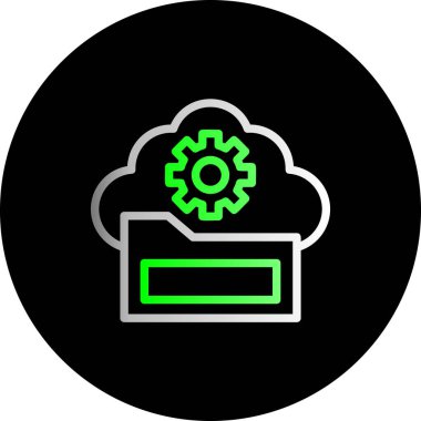 vektör Bulut simgesi illüstrasyonu