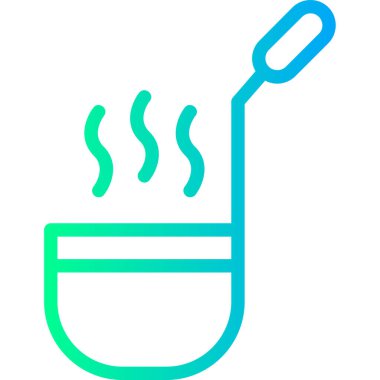 Yemek pişirmek. Web simgesi basit illüstrasyon