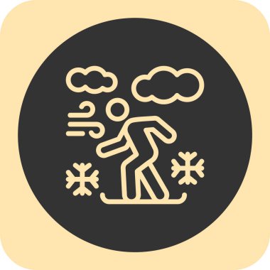 Kar düşen vektör simgesi