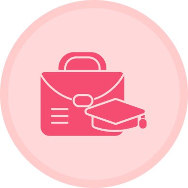 Mezuniyet. Web simgesi basit tasarım