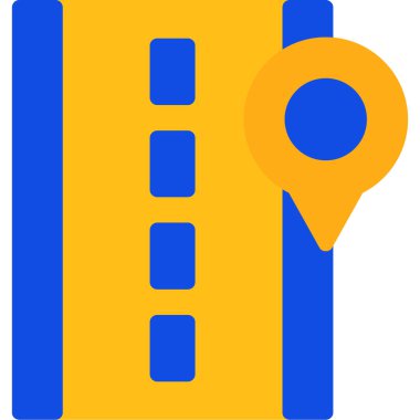 dosya özeti biçiminde konum haritası pin simgesi