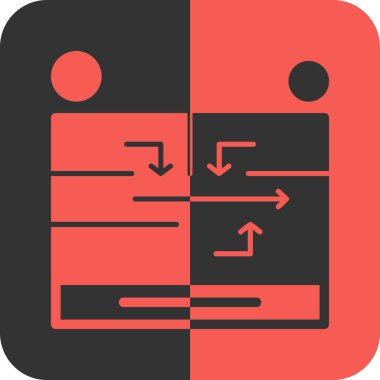 Bir belge dosyasının vektör illüstrasyonu