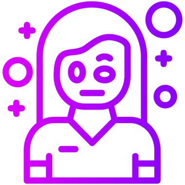 Tıbbi maskeli bir adamın vektör çizimi