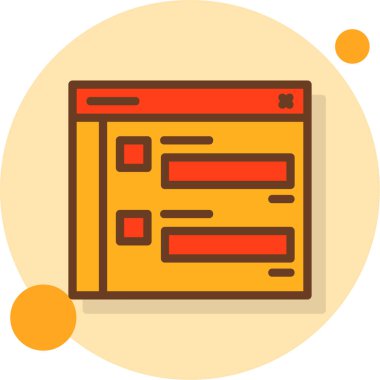 Web tarayıcı penceresi simge