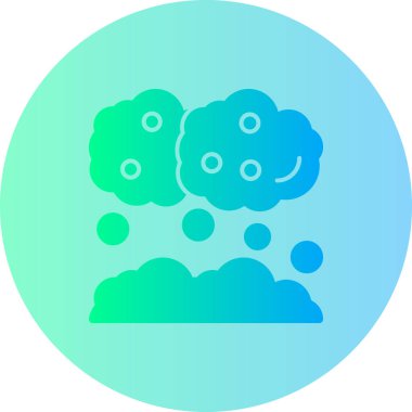 Beyin. Web simgesi basit illüstrasyon