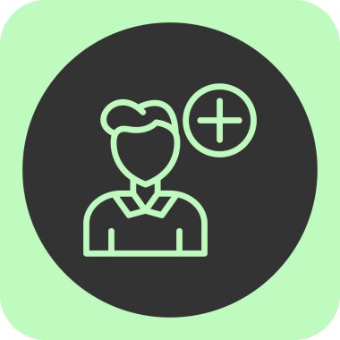 Avatar simgesi, vektör illüstrasyonu