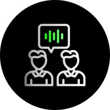 Modern simgenin vektör illüstrasyonu