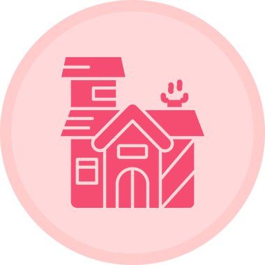 Bir evin vektör simgesi