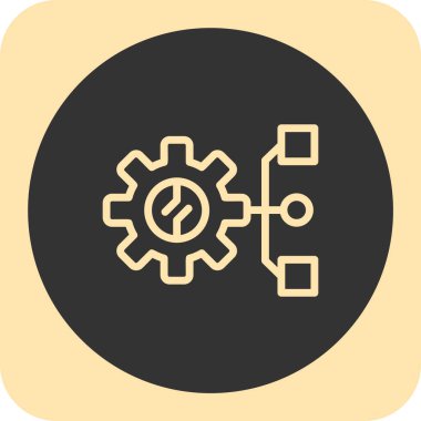 Ayarlama. Web simgesi basit illüstrasyon