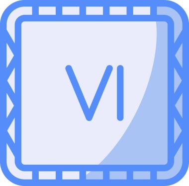 kart v harfi simgesi