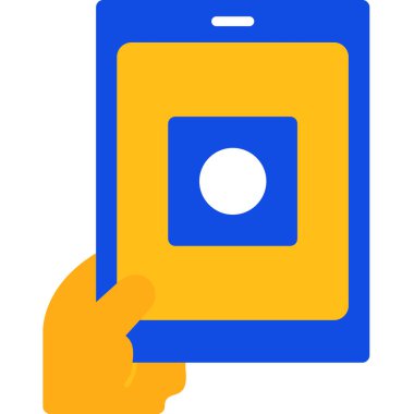 Smartphone Simgesi, vektör illüstrasyonu