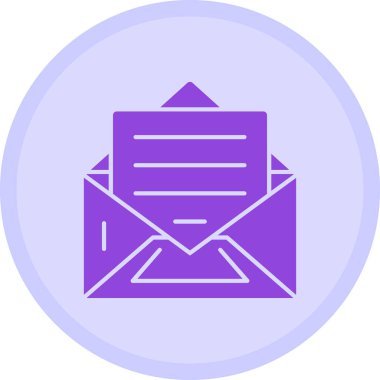 E-posta. Web simgesi basit illüstrasyon