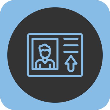 Belge simgesinin vektör illüstrasyonu