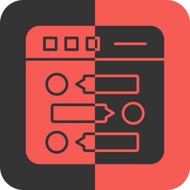 seo modern simgesinin vektör illüstrasyonu