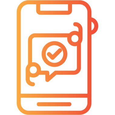 - Telefon. Web simgesi basit illüstrasyon