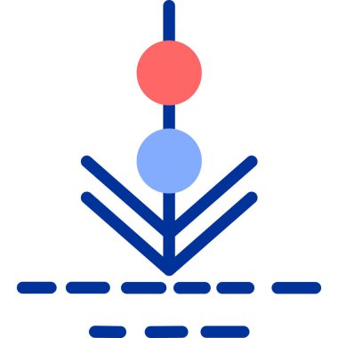 Bitki. Web simgesi basit illüstrasyon