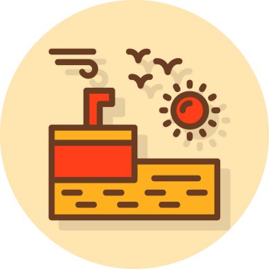 Bomba simgesi vektör illüstrasyonu