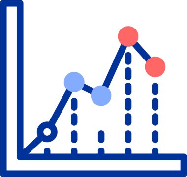 İş grafiği vektör illüstrasyonu