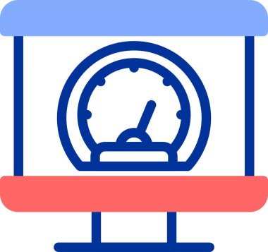 Saat. Web simgesi basit tasarım