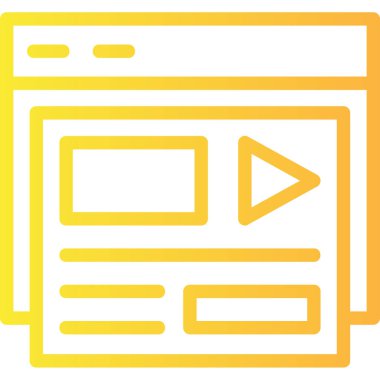 Tarayıcı internet tarayıcı simgesi ana hat biçiminde