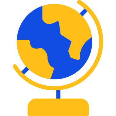 Küre. Web simgesi basit illüstrasyon