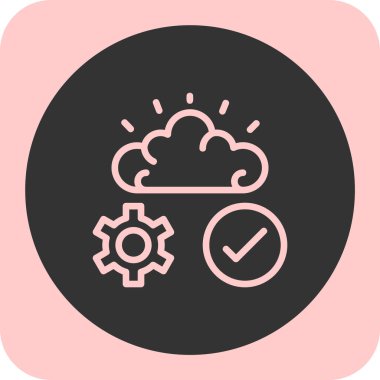 Bulut hesaplama. Web simgesi