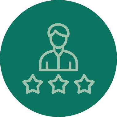 İnsan simgesinin vektör illüstrasyonu