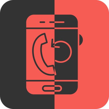 Telefon telefon simgesini katı bir şekilde ara