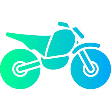 Motorsiklet. Web simgesi basit tasarım