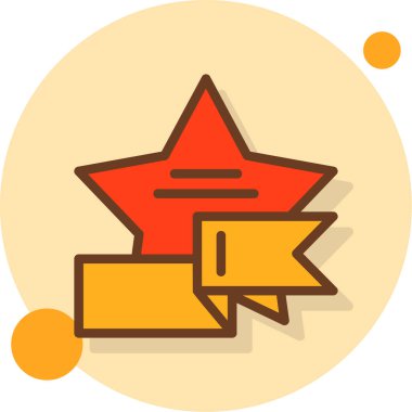 Yıldız Ağı simgesi. Vektör illüstrasyonu