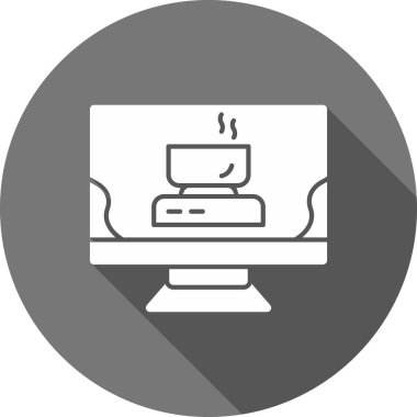 Bilgisayar simgesi. Basit resimleme