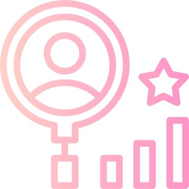 seo modern simgesinin vektör illüstrasyonu